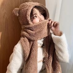 15$ SALE ENDS AT MIDNIGHT GET COZY & CUTE WITH THE VIRAL TEDDY SCARF! Fluffy Vibes OnlyWhy settle for boring scarves when you can be wrapped in the coziest, fluffiest teddy vibes? This soft-as-clouds scarf is all over TikTok for a reason—you won’t want to take it off! LOOKING FOR THAT VIRAL-WORTHY OUTFIT? Adorable, Functional & TikTok-ApprovedBear ears? ✔️ Cozy hood? ✔️ Pockets for your hands AND your stuff? ✔️ Stay cute, warm, and totally trending with this must-have winter accessory. PERFECT G Winter Hat And Scarf, Hat And Scarf Set, Hat And Scarf, Bear Ears, Winter Fits, At Midnight, Scarf Set, Cute Bear, Today Only