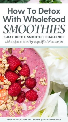 JANUARY DETOX | Detox Using Wholefood Smoothies (by a Nutritionist) .. Unlike processed foods, detoxing with wholefoods provides your body with all the essential nutrients your body needs to naturally detox. Within the week you should experience improvements in gut health, mood and yes, even your waistline. Come join this FREE 5-day gentle detox challenge! ✨ detox challenge | detox challenge cleanses | smoothie detox recipes | detox smoothies ✨ Visit www.EatNourishGlow.com.au for more! 5 Day Meal Plan, Diy Detox, Body Cleanse Diet, Detox Supplements, Fruit Recipes Healthy, Smoothie Bowl Healthy