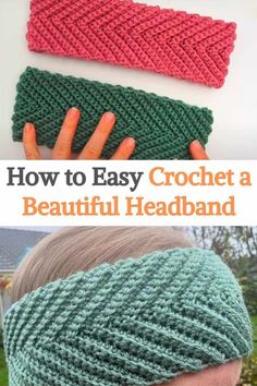 crochet headbands are easy and fun to make