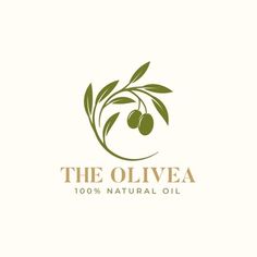 the olive logo is shown on a white background