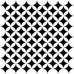 an abstract black and white pattern with circles