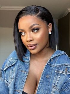 Hair Name: Lace Closure Bob Wig Hair Style: Straight Hair Hair Length: 8-16 inches Wig Weight: 200-320g/Wig (Depending on Lengths and Density) Color: Natural Black Density: 150% Lace Size: 4x4 HD Lace Wig Lace Style: Swiss HD Lace Cap Size: Medium, about 22.5inches Quality: 100% Virgin Human Hair Last for One More Year Hairline pre-plucked Shipment: DHL, FedEx, or UPS 5-7 business days. FAQHow Long Does wavymy Hair Last?wavymy Hair can last 12-24 Months if you take care of it well. How Soon Can Lace Closure Bob, How To Wear A Wig, Wig Caps, Lace Caps, Hair Density, Straight Wig, Hd Lace, Lace Closure, Bob Wigs