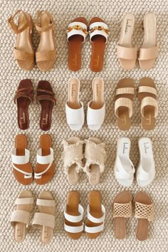 Step into new spring shoes! Lulus has you covered with the best neutral picks for the season. #lovelulus Name Brand Sandals, Trendy Footwear For Women 2023, Cute Summer Sandals Flats, Elegant Shoes Heels, Pretty Sandals, Womens Trendy Dresses, Shoes Outfit Fashion, Footwear Design, Fashion Slippers