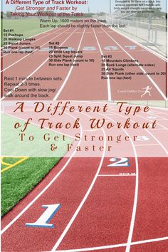 the different types of track work out