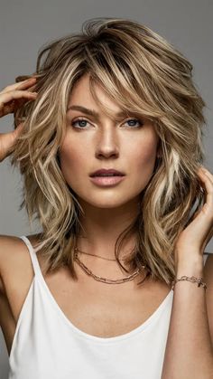 33 Layered Fall Hairstyles 2024: Trendy Cuts for Short, Medium, and Long Hair Long Layered Haircuts Fall 2024, Haircuts Fall 2024 Women, Choppy Hairstyles Medium, Hair Cuts Medium Length Layers 2024, Hair 2024 Fall, Short Long Layers, Medium Length Lob With Layers, Medium Length Layers With Bangs, Fall Hair Styles 2024