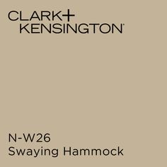 a book cover with the words, n - w 26 swaying hamnock