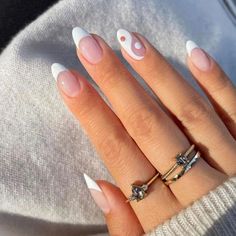 French Tip Acrylic Nails, Acrylic Nails Coffin Short, Neutral Nails, Fire Nails, Short Acrylic Nails, Best Acrylic Nails, Trendy Nails, Almond Nails, French Nails