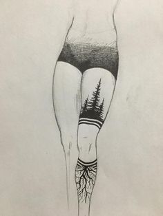 Travel Leg Tattoo, Nature Leg Tattoos Women, Nature Leg Tattoo, Shin Tattoo, Birth Art, Tattoo Reference, Leg Tattoos Women, Tattoo Style Drawings, Awesome Tattoos