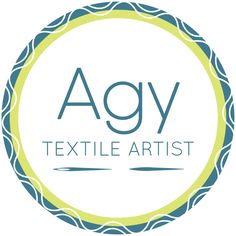 the logo for agy textile artist