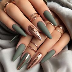 28 Stunning Long Fall Nail Design Ideas to Elevate Your Style - Style Zuri Neutral Long Nail Designs, Long Professional Nails, Matt Finish Nails, Matte Gray Nails Design, Matte Brown Nails Design, Long Fall Nail Designs, Warm Nail Colors, Textured Nail Designs, Nails Coffin Fall