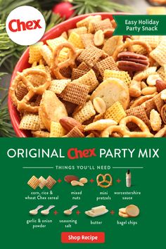 the original chex party mix is shown in this ad