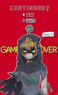 an anime character wearing a hoodie with the caption that says,'continue yes?