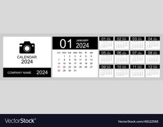 a calendar for the year 2012 and 2013 with a camera on it in black and white