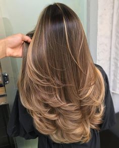 Hair Done, Brown Hair Balayage, Balayage Hair Blonde, Fresh Hair, Brown Blonde Hair, Long Layered Hair, Haircuts For Long Hair, Hair Color Balayage, Hair Inspiration Color