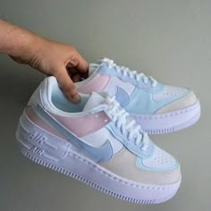 Nike Air Force 1 Outfit, Nike Shoes Women Fashion, Custom Nike Air Force, Nike Air Force 1 Shadow, Nike Shoes Air Force, Air Force 1 Shadow, Nike Air Force One, Nike Shoes Girls, Trendy Shoes Sneakers