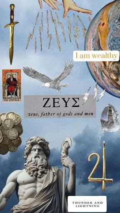 the cover of zeyz's father of god and men, with symbols above it