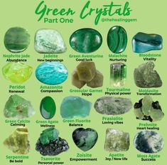 Identify Rocks And Crystals, Green Crystals Identification, Green Adventure Crystal, Energy Stones Crystal Healing, Raw Gemstones Rocks, About Crystals