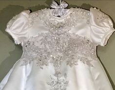 Christening dress made to order from your wedding dress! One week turnaround time Vintage Wedding Gown, Wedding Dress Etsy, Baptism Gown, Christening Dress, Etsy Wedding Dress, Wedding Gowns Vintage, Me First