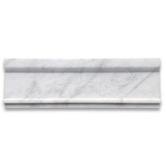 a white marble shelf on a white background