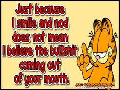 Frog Things, Old People Jokes, Garfield Quotes, Eeyore Quotes, Garfield Pictures, Garfield The Cat, Seafood Lasagna, Garfield Cartoon, Snarky Humor