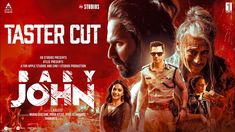 a movie poster for the upcoming film, taster cut with an image of two men and