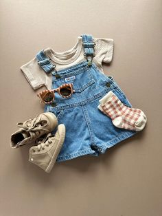 Baby Outfits For Boys, Toddler Summer Outfits, Knit Romper, Toddler Summer, Baby Time, Kids Style