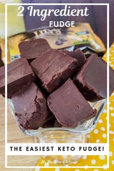 two ingredient fudge the easier keto fudge