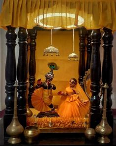 Radha Krishna Shringar, Baroque Painting, Temple Design For Home, Krishna Mantra, Krishna Statue, Lord Krishna Hd Wallpaper, Lord Krishna Wallpapers, Beautiful Bugs