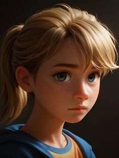 Character Portraits, Blonde, Anime