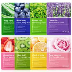 8pcs BIOAQUA Fruits Moisturizing Face Mask skincare Firming Brightening Facial Masks Face Sheet Mask Skin Care Products Reduce Forehead Wrinkles, Face Mask Beauty, Soothing Face Mask, Mask Skincare, Mask Skin, Business Vision, Moisturizing Face Mask, Skincare Facial, Daily Sunscreen