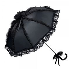 Ribe, Gothic Lace, Gothic Looks, Black Umbrella, Victorian Lace