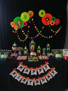 an image of a birthday party with decorations