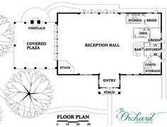 the floor plan for an open concept home