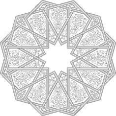 an intricate circular design in black and white on a white background royalty illustration stock illustration