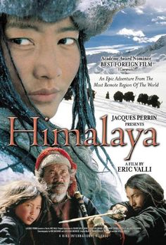 the movie poster for himalaya