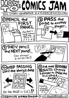 comic strip about how to make comics