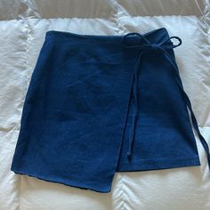 Brand New Never Worn. Tag Fell Off While Trying On. Looks Amazing On Any Body Type. Stretchy Denim Feel. Size Medium. Chic Blue Stretch Denim Skirt, Blue Denim Stretch Skort, Blue Denim Skort For Day Out, Hiking Skirt, Denim Wrap Skirt, Faux Suede Skirt, Tiered Mini Skirt, White Striped Skirt, Red Mini Skirt