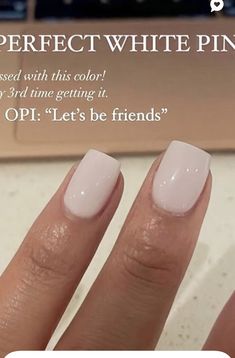 Essie Pedicure Colors, 2024 Mani Pedi Combos, Light Neutral Nails, Milky White Nails Opi, Neutral Opi Gel Colors, Neutral Bridesmaid Nails, Natural Nails Manicure, Opi Gel Nails