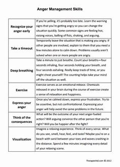 Anger Management Worksheet, Anger Coping Skills, Anger Management Strategies, Coping Skills Worksheets, Anger Management Worksheets, Group Counseling