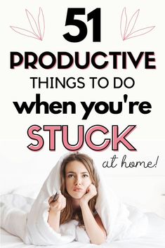 Being at home is going to be the norm for a while. Instead of binging on Netflix series, try any of these 51 Productive things to do when you're bored/stuck at home. #beproductive #stuckathome #isolation #productivity #getstuffdone #organizeyourlife Toddler Activity Board, Things To Do Alone, What To Do When Bored, Things To Do At Home, Productive Things To Do, Stuck At Home, Things To Do When Bored