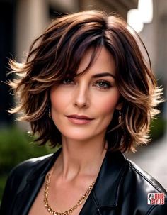 Medium Hair Styles For Women Over 50 Over 50 Long Layered, Wavy Bob Over 50, One Handed Hairstyles, Very Layered Hair Medium Over 50 2024, Women Over 50 Hairstyles Medium, Layered Bob With Bangs Over 50, Shaggy Bob For Fine Hair Over 50, Chin Length Shag