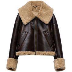 F00149006-101 Short Coat Style, Winter Faux Fur Coat, Short Faux Fur Coat, Short Coats Women, Mode Mantel, Biker Coat, Fall Winter Jacket, Lamb Leather Jacket, Faux Shearling Jacket