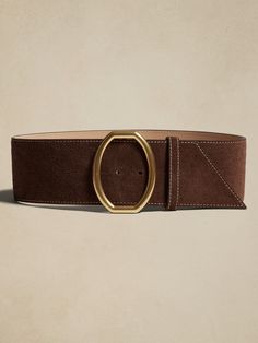 Ravello Suede Belt | Banana Republic Luxury Belts, Women's Belts, Wide Leather Belt, Beautiful Belts, Gold Belts, Suede Belt, Brown Belt, Wide Belt, Nubuck Leather