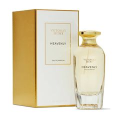 An ethereal classic. Luminous and warm, Heavenly was created to capture the inner strength and radiance inside of every woman. This Eau de Parfum opens with a hint of effervescent fruits and moves into a hand-crafted bouquet of romantic white florals at the heart: freesia, lotus, and jasmine. Enveloped in gold musk, creamy sandalwood and bourbon vanilla, the signature is pure, sophisticated warmth. Fragrance type: Warm Notes: gold musk, vanilla sandalwood, white jasmine. Eau de Parfum is our mos Heavenly Perfume, Ethereal Classic, Victoria Secret Heavenly, Vanilla Sandalwood, White Jasmine, White Florals, Inner Strength, Beauty Brand