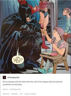 an image of a group of people that are in the dark knight comics with batman