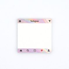 an instagram sticker on a white background