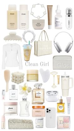 Aesthetic Essentials, Cute Gifts For Teens, Girly Presents, Stuff To Add To Your Christmas List, Gift Ideas Preppy, Clean Girl Essentials, Xmas Ideas Gifts