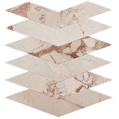 marble chevrons arranged in the shape of an arrow