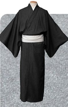 Japanese Men's Traditional Kimono Denim Hitoe Jacket Casual JAPAN Black This is Yukata Kimono only not incule Obi Belt  Buy obi belt --- Click!! Item Condition : Brand New Size :  *M size - for Height 165 - 170 cm (5'3" - 5'6") *L size - for Height 170 - 175 cm (5'6" - 5'8") *XL size - for Height 175 - 180 cm (5'8" - 5'10")  Our Products are 100% Authentic. Worldwide Shipping 1. Economy Shipping --- SAL   (2 - 3 weeks / with Tracking & Insurance) 2. Standard Shipping --- Airmail   (1 - 2 weeks / Black Kimono Traditional, Black Kimono Dress, Men's Yukata, Kimono Traditional, Furisode Kimono, Japanese Yukata, Japanese Traditional Clothing, Male Kimono, Yukata Kimono