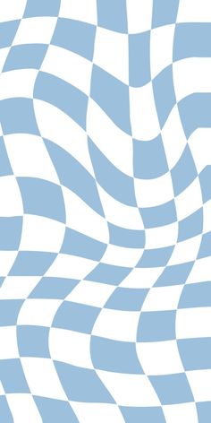 an abstract blue and white background with wavy lines in the shape of a checkerboard pattern